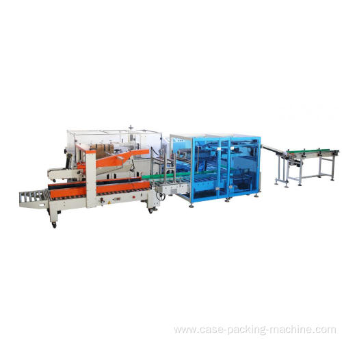 full Automatic beer Glass Bottle drop type box Case Filling Packaging Machine